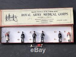 Britains Set 320 Royal Amy Medical Corps Doctors & Nurses. Pre War withBox