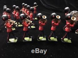 Britains Set 37 Full Band Of The Coldsteam Guards. Pre War