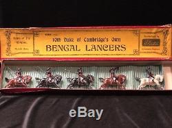 Britains Set 46 The 10th Bengal Lancers In Early Printers Label Box
