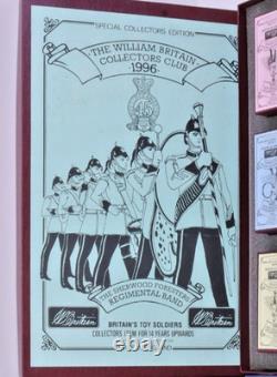 Britains Set 5872 the 1996 Sherwood Foresters Regimental Band in 1/30 scale