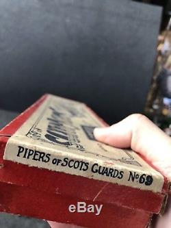 Britains Set 69 First Version Pipers. Circa 1900
