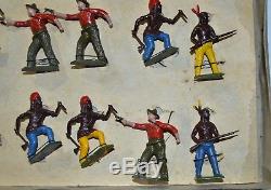 Britains Set #6A Cowboys & North American Indians On Foot (CX/1095)
