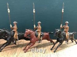 Britains Set 94 21st Lancers In Tin Hats. Pre War c1920