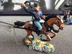 Britains Six Horse Artillery Set. Great condition. US Civil War #17379