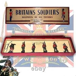 Britains Soldiers 90 Years Old Set 212 Royal Scots PreWar, Still Stitched in Box