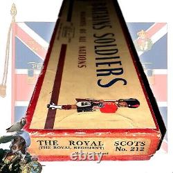 Britains Soldiers 90 Years Old Set 212 Royal Scots PreWar, Still Stitched in Box