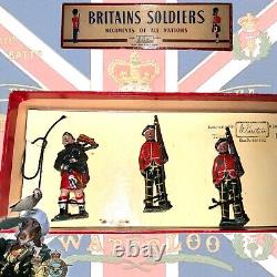 Britains Soldiers 90 Years Old Set 212 Royal Scots PreWar, Still Stitched in Box