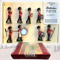 Britains Soldiers Set 2108 Drums & Fifes of the Welsh Guards 1950s Superb