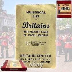 Britains Soldiers Set 2108 Drums & Fifes of the Welsh Guards 1950s Superb