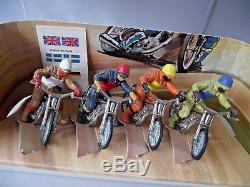 Britains Speedway 9650 Boxed Set Four Motorcycles And Riders