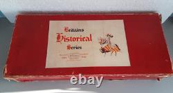 Britains State Open Road Landau, 2094 & Windsor Greys, 13 pcs, 1960. Pre-Owned