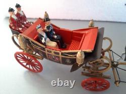 Britains State Open Road Landau, 2094 & Windsor Greys, 13 pcs, 1960. Pre-Owned
