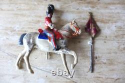 Britains Style Royal Scots Greys x 9 Napoleonic Solid Cast Excellent HTF