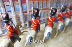 Britains Style Royal Scots Greys x 9 Napoleonic Solid Cast Excellent HTF