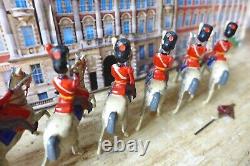 Britains Style Royal Scots Greys x 9 Napoleonic Solid Cast Excellent HTF
