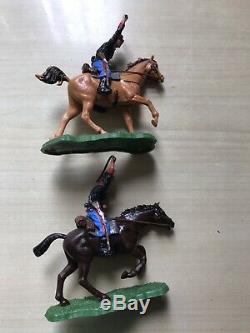 Britains Swoppet Acw Union Gun Limber Excellent Condition + Extra Horse Riders