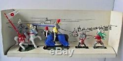 Britains Swoppets H7475 Boxed Set Mounted + Foot Knights Plastic 1.32 Herald