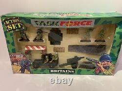 Britains Task Force Action Set 7615 unused MINT CONTENTS 100% COMPLETE Boxed