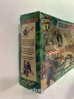 Britains Task Force Action Set 7615 unused MINT CONTENTS 100% COMPLETE Boxed