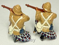 Britains The Boer War Centenary 4 Mounted Boers & 8 Cameron Highlanders #00259