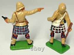 Britains The Boer War Centenary 4 Mounted Boers & 8 Cameron Highlanders #00259