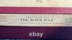 Britains The Boer War Centenary 4 Mounted Boers & 8 Cameron Highlanders #00259