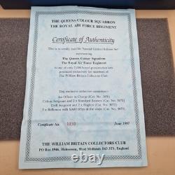 Britains The Queens Colour Squadron, RAF Regiment Collectors Set 1997 Boxed COA
