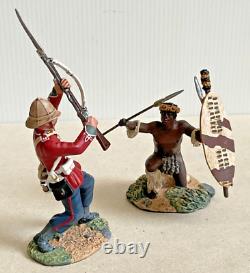 Britains'Thrust And Block!' Zulu Warrior and British 24th Rorkes Drift #20146