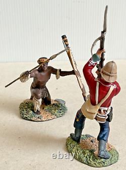 Britains'Thrust And Block!' Zulu Warrior and British 24th Rorkes Drift #20146