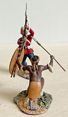 Britains'Thrust And Block!' Zulu Warrior and British 24th Rorkes Drift #20146