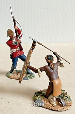 Britains'Thrust And Block!' Zulu Warrior and British 24th Rorkes Drift #20146