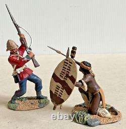 Britains'Thrust And Block!' Zulu Warrior and British 24th Rorkes Drift #20146