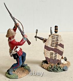 Britains'Thrust And Block!' Zulu Warrior and British 24th Rorkes Drift #20146