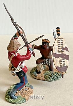 Britains'Thrust And Block!' Zulu Warrior and British 24th Rorkes Drift #20146