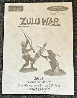 Britains'Thrust And Block!' Zulu Warrior and British 24th Rorkes Drift #20146