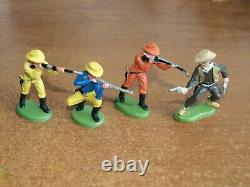 Britains & Timpo, Cowboys And Indians, With Stage Coach, 1/32 Scale Toy Soldiers