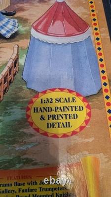 Britains Tournament Knights Diorama No 08761 Medieval Set 1997. SLIGHTLY USED