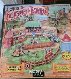 Britains Tournament Knights Diorama No 08761 Medieval set 1998 (COLLECTION ONLY)