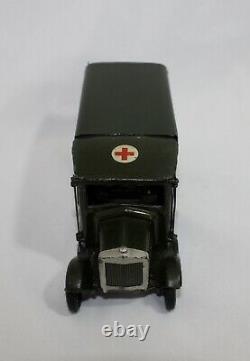 Britains Toy Lead BOXED ARMY AMBULANCE withCasualty + Stretcher Square Front #1512