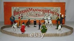 Britains Toy Lead MAMMOTH CIRCUS #2054. ORIGINAL ILLLUSTRATED BOX. 15 Pieces