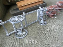 Britains Toy Lead Soldier Horse Drawn Royal Engineers Pontoon Bridge Wagon #203