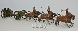 Britains Toy Lead Soldiers KING'S TROOP ROYAL HORSE ARTILLERY. 8 Pieces. #39