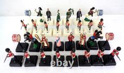 Britains Toy Soldier 54mm Chess Set 32 Pc Beautifully Repainted England Scotland