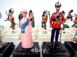 Britains Toy Soldier 54mm Chess Set 32 Pc Beautifully Repainted England Scotland