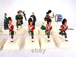Britains Toy Soldier 54mm Chess Set 32 Pc Beautifully Repainted England Scotland