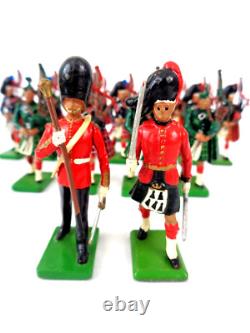 Britains Toy Soldier Ceremonial Band Guard Black Watch Pipers x20 Bundle 54mm