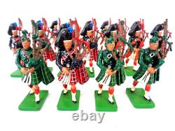 Britains Toy Soldier Ceremonial Band Guard Black Watch Pipers x20 Bundle 54mm