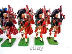 Britains Toy Soldier Ceremonial Band Guard Black Watch Pipers x20 Bundle 54mm