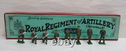 Britains Toy Soldiers #1730 Royal Regiment of Artillery Gunners Set of 8 Figures