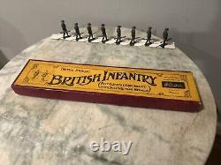 Britains Toy Soldiers British Infantry Set No. 195 From The 1930's
